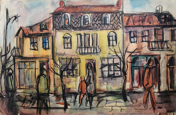 Трошин Николай Степанович. Городская улица 